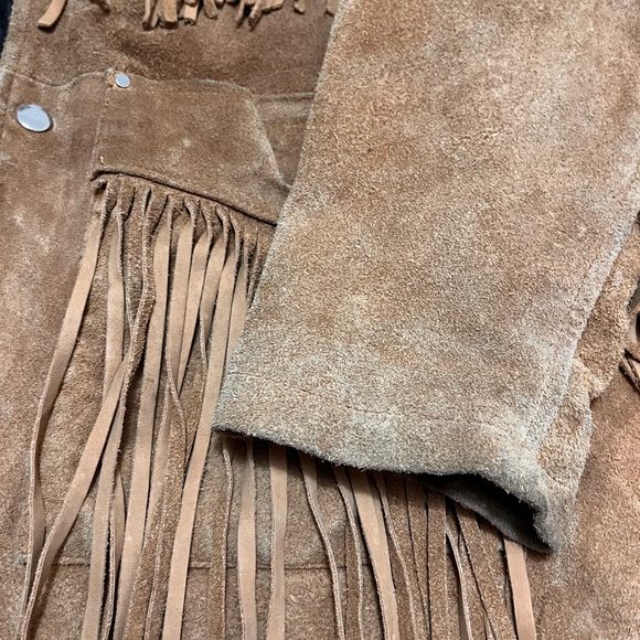 Zara Tan Fringe Jacket - Picture 5 of 12